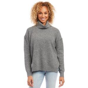 NWT KAREN KANE Turtleneck Sweater Gray Size XS